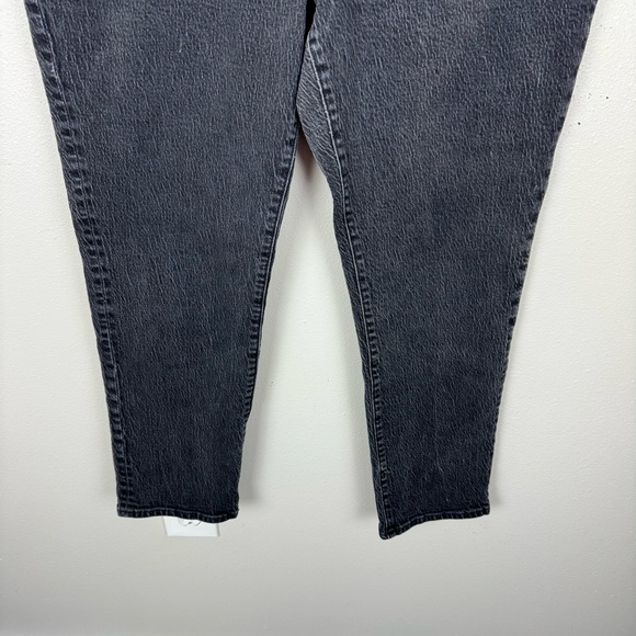 Madewell The Mid Rise Perfect Vintage Jeans Womens 31 Washed Black Rigid Denim - Picture 3 of 9